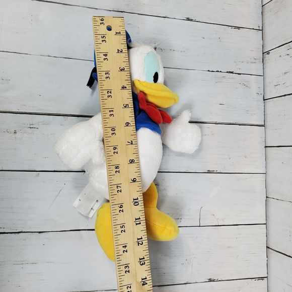 Disney Store Donald Duck Plush 10" Blue White Yellow Nice - Picture 9 of 9